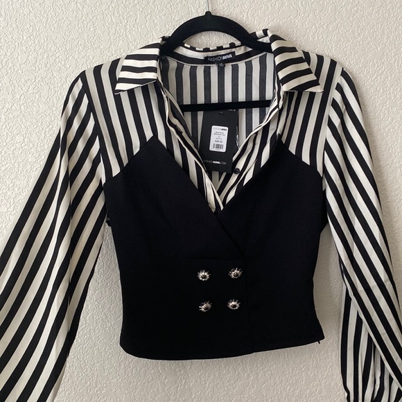 Fashion Nova Tops - Beautiful dress shirt size XS